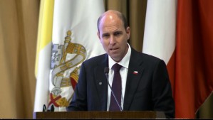Ministro Arrau entrega cifras sobre gasto en Seguridad Pública.