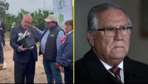 Dirigente entrega caja de herramientas de juguete a ministro Campos: 'Para que juegue con ellas y no con los agricultores'