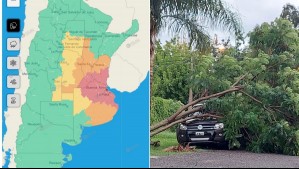 Decretan alerta roja en Buenos Aires por tormentas tras caída de granizo y fuertes vientos