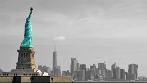 Tormenta en New York: Las impactantes fotos de rayos golpeando la Estatua de la Libertad