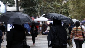 Chubascos, viento, tormentas eléctricas y probable granizada: Así estará el tiempo en Santiago este sábado
