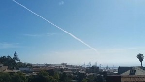 Extraña formación nubosa en Valparaíso se viraliza en las redes sociales