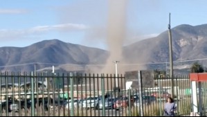 Nuevo remolino se registra en Valparaíso: Aquí puedes ver el video de cómo se desplaza este 'mini tornado'