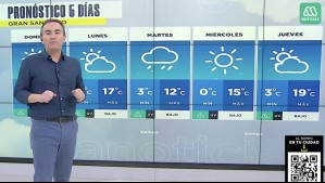 Nieve en Santiago: En estas comunas 'podría nevar en la tarde-noche del martes'