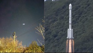 Cohete chino es captado en el cielo de Valparaíso y otras regiones del país: Estas son las impresionantes imágenes