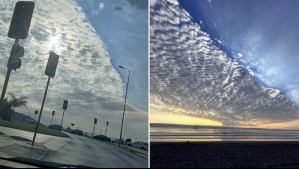 Videos muestran extraña formación nubosa en Arica: '¿Alguna explicación o nombre a este tipo de nubes?'