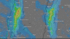 Así son los dos sistemas frontales que traerán cuatro días de precipitaciones al país
