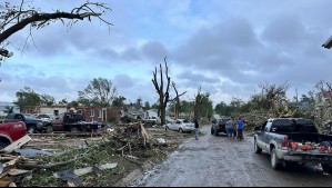 Imágenes de la devastación del poderoso tornado que arrasó una ciudad completa en los Estados Unidos