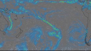 Video muestra el trayecto de miles de kilómetros del nuevo sistema frontal que traerá lluvias a Santiago