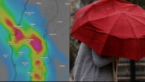 A estos lugares y a esta hora llegarán primero las lluvias por el ciclón extratropical: Así será el impacto en Biobío