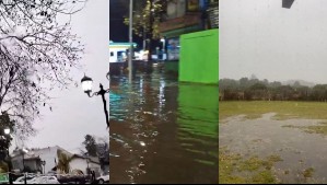 'Truenos y relámpagos': Así se desarrollan las precipitaciones por el paso del ciclón extratropical