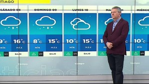 Pronóstico del tiempo de Jaime Leyton: Así serán los chubascos de este domingo 9 junio