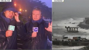 Se desata potente temporal en Valparaíso: Jaime Leyton advierte que faltan 16 horas de lluvias e intensos vientos