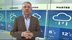 Caen las temperaturas en Santiago: Así estará el tiempo este fin de semana a la espera de lluvias probablemente fuertes