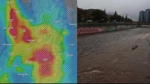 En este momento del viernes se intensificará la lluvia en Santiago: Alerta por 36 horas de precipitaciones fuertes