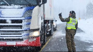 Chubascos,  nieve y vientos de hasta 80 km/h: Este es el pronóstico para sábado y domingo en los pasos fronterizos