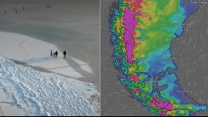 Video muestra personas patinando sobre una 'laguna totalmente congelada' en esta zona del país