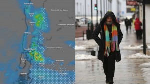 ¿Dónde lloverá este martes? Todas estas ciudades recibirán chubascos y nevadas con potentes vientos