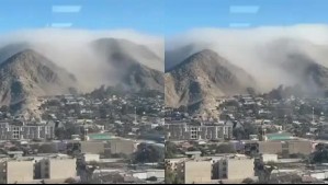 El video de apenas 20 segundos que muestra una impresionante 'avalancha' de camanchaca en Copiapó