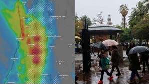 Estas son las 13 regiones que recibirán lluvias la próxima semana: Dos sistemas frontales se aproximan al país