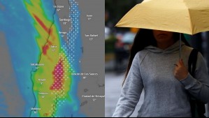 Temporal impactará 12 regiones este jueves: En todas estas ciudades lloverá el primer día de agosto