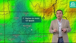 La lluvia llegará a Santiago con vientos de hasta 40 km/h: Alejandro Sepúlveda revela cuánta agua caerá este lunes