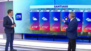 'Precipitaciones débiles el viernes en la madrugada': Jaime Leyton actualiza el pronóstico de lluvia para Santiago