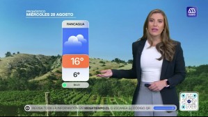 Pronóstico del tiempo para este miércoles 28 de agosto