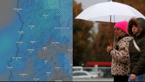 En todas estas ciudades lloverá este viernes 30: Chubascos afectarán a cinco regiones