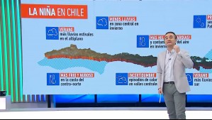 'Más frío y nubosidad para la zona centro norte': Estos serán los efectos del fenómeno de La Niña en Chile