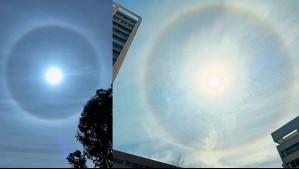 Las sorprendentes imágenes del nuevo halo solar registrado en la zona central: ¿Por qué se produce este fenómeno?