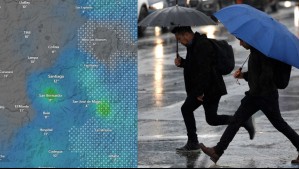 En estas comunas caerán 'goterones' este martes a partir de esta hora: Así serán las precipitaciones en Santiago