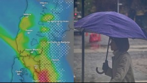 Seis regiones tendrán lluvia y viento de hasta 80 km/h: Estas serán las ciudades con precipitaciones este viernes