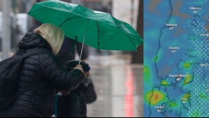 Siete regiones recibirán precipitaciones este viernes: Temporal con rachas de 60 km/h se desatará en estas ciudades