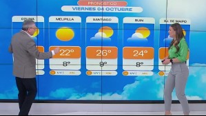 'Entre nubes y sol en muchas partes del país': Jaime Leyton pronostica un agradable viernes 4 de octubre