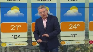 'Ambiente de grata temperatura': Así estará este fin de semana en Santiago