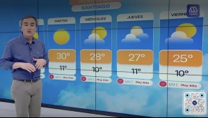 'Golpe de calor' en Santiago: Este es el pronóstico del tiempo de Alejandro Sepúlveda para este lunes 28 de octubre
