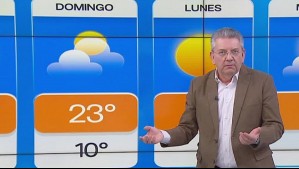 'Muy buena temperatura': Jaime Leyton pronostica un domingo agradable en Santiago