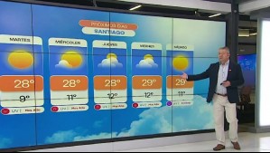 'Tardes calurosas': Así estarán las temperaturas este martes soleado en Santiago