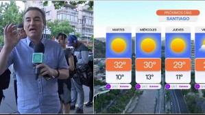 Sigue el calor este miércoles en Santiago: Este es el pronóstico de Alejandro Sepúlveda