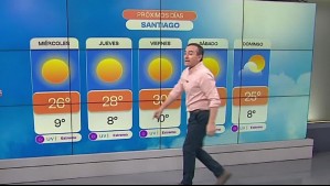 Aumento gradual de la máxima este jueves en Santiago a la espera de nuevo peak de calor: Así subirán las temperaturas