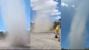 Captan en video un remolino en La Araucanía: ¿Cómo se genera este fenómeno?