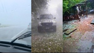 'Las tormentas de primavera están desatadas en el norte de Argentina': Registran intensa caída de granizo