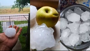 Registran granizo en Brasil y Uruguay: Estas son las imágenes de las enormes 'piedras de hielo' que cayeron