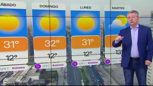 'No tan altas las temperaturas': Así estará el tiempo el último sábado de 2024 en Santiago