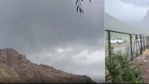 Tormentas en el Cajón del Maipo continuarán el fin de semana: En este momento del día lloverá
