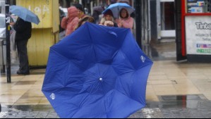 En todas estas ciudades lloverá este lunes: Pronostican temporal con ráfagas de 70 km/h