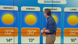 'Un suspiro de aire fresco' moderará el calor este sábado en Santiago: Este es el pronóstico de Alejandro Sepúlveda