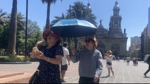 Alerta meteorológica por temperaturas extremas en cinco regiones: Pronostican 37°C en Santiago