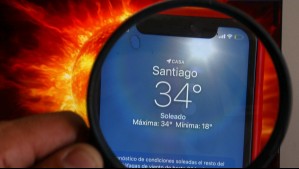 Bajará la temperatura máxima este domingo en Santiago: Aunque sigue en categoría de calor extremo